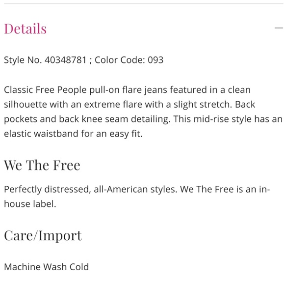 🔥Size24,25,26🔥Free People Pull-On Flare Jeans - Picture 7 of 8